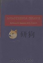 MYASTHENIA GRAVIS   1958  PDF电子版封面     