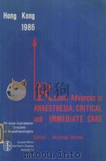 RECENT ADVANCES IN ANAESTHESIA CRITICAL AND IMMEDIATE CARE（1986 PDF版）