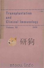 TRANSPLANTATION AND CLINICAL IMMUNOLOGY VOLUME XI（1980 PDF版）