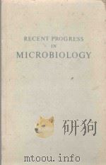 RECENT PROGRESS IN MICROBIOLOGY（1959 PDF版）