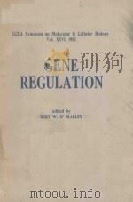 GENE REGULATION（1982 PDF版）