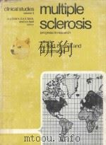 CLINICAL STUDIES VOLUME 3 MULITPLE SCLEROSIS（1972 PDF版）