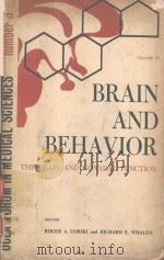 BRAIN AND BEHAVIOR VOLUME III（1966 PDF版）
