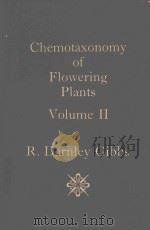CHEMOTAXONOMY OF FLOWERING PLANTS VOLUME II FAMILIES（1974 PDF版）