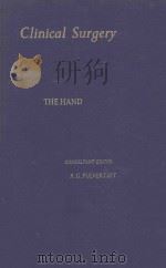 THE HAND   1966  PDF电子版封面    R.GUY PULVERTAFT 