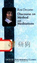 discourse on method and meditations rene'descartes     PDF电子版封面     
