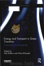 energy and transport in green transition perspectives on ecomodernity（ PDF版）