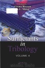 surfactants in tribology (volume 4)     PDF电子版封面     