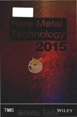 rare metal technology 2015   PDF电子版封面     