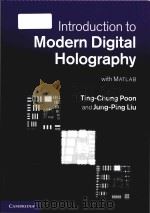 introduction to modern digital holography with matlab     PDF电子版封面     