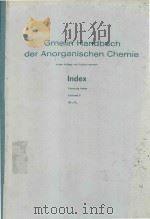 GMELIN HANDBUCH DER ANORGANISCHEN CHEMIE INDEX FORMULA INDEX VOLUME 3 BR3 C3（1976 PDF版）