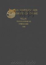 GMELIN HANDBUCH DER ANORGANISCHEN CHEMIE TELLUR TEIL B 3   1978  PDF电子版封面  3540933581  GERHART HANTKE 