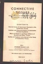 CONNECTIVE TISSUES   1953  PDF电子版封面     