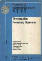 FRONGIERS OF HORMONE RESEARCH VOL.1   1972  PDF电子版封面    M.MARIOS 