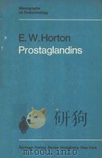 PROSTAGLANDINS   1972  PDF电子版封面  3540055711  E.W.HORTON 