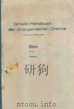 GMELIN HANDBUCH DER ANORGANISCHEN CHEMIE XINN TEIL C 3（1975 PDF版）