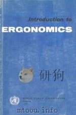 INTRODUCTION TO ERGONOMICS（1972 PDF版）