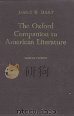 THE OXFORD COMPANION TO AMERICAN LITERATURE FOURTH EDITION   1978  PDF电子版封面    JAMES D.HART 
