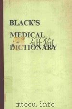 BLACK'S MEDICAL DICTIONARY   1990  PDF电子版封面  0713632089  C.W.H.HAVARD 