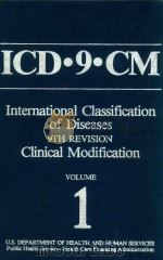 THE INTERNATIONAL CLASSIFICATION OF DISEASES 9TH REVISION CLINICAL MODIFICATOIN VOLUME 1   1980  PDF电子版封面     