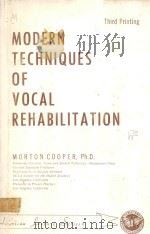 MODERN TECHNIQUES OF VOCAL REHABILITATION（1977 PDF版）