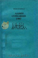 PROCEEDINGS AAMIS CONGRESS 1987   1987  PDF电子版封面     