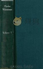PLANTAE WILSONIANAE VOLUME I（1913 PDF版）
