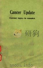 CANCER UPDATE CURRENT TOPICS IN RSEARCH（1990 PDF版）