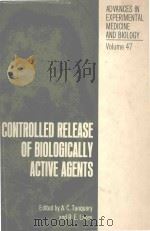 CONTROLLED RELEASE OF BIOLOGICALLY ACTIVE AGENTS（1974 PDF版）