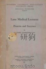 LANE MEDICAL LECTURES PROTEINS AND ENZYMES（1952 PDF版）