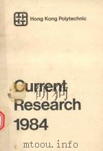 CURRENT RESEARCH 1984   1984  PDF电子版封面    YUK CHIO ROAD 