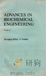 ADVANCES IN BIOCHEMICAL ENGNIEERING VOLUME 15   1980  PDF电子版封面  3540096868  A.FIECHTER 