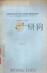 ADVANCES IN ENZYMOLOGY AND RELATED AREAS OF MOLECULAR BIOLOGY VOLUME 52   1981  PDF电子版封面  0471081205  ALTON MEISTER 