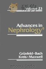 ADVANCES IN NEPHROLOGY VOLUME 23（1994 PDF版）