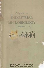 PROGRESS IN INDUSTRIAL MICROBIOLOGY VOLUME III（1961 PDF版）