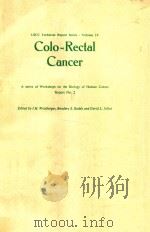 COLO RECTAL CANCER   1975  PDF电子版封面     