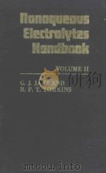 NONAQUEOUS ELECTROLYTES HANDBOOK VOLUME II（1973 PDF版）