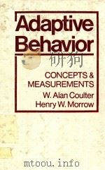 ADAPTIVE BEHAVIOR CONCEPTS AND MEASUREMENTS（1978 PDF版）
