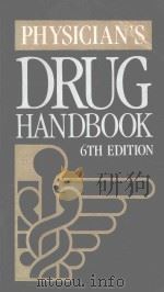 PHYSICIAN'S DRUG HANDBOOK 6TH EDITION（1975 PDF版）