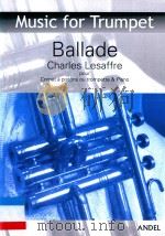 Music for Trumpet Ballade pour Cornet a pistons ou trompette&Piano（9 PDF版）
