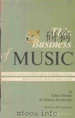 THIS BUSINESS OF MUSIC   1964  PDF电子版封面    PAUL ACKERMAN 