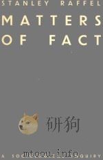 MATTERS OF FACT A SOCIOLOGICAL INQUIRY（1979 PDF版）