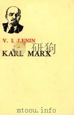 KARL MARX   1967  PDF电子版封面    V.I.LENIN 