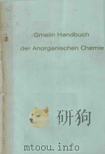 GMELIN HANDBUCH DER ANORGANISCHEN CHEMIE U URAN ERGANZUNGSBAND A 3（1981 PDF版）