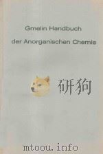 GEMLIN HANDBUCH DER ANORGANISCHEN CHEMIE S SCHWEFEL ERGANZUNGSBAND 3（1980 PDF版）
