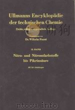 ULLMANNS ENCYKLOPADIE DER TECHNISCHEN CHEMIE 13 BAND NITRO UND NITROSOFARBSTOFFE BIS PIKRINSAURE（1962 PDF版）