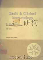 BASIC CLINICAL IMMUNOLOGY 5TH EDITION   1984  PDF电子版封面    DANIEL P.STITES 
