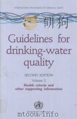 GUIDELINES FOR DRINKING WATER QUALITY VOLUME 2 HEALTH CRITERIA AND OTHER SUPPORTING INFORMATION（1996 PDF版）