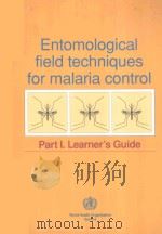 ENTOMOLOGICAL FIELD TECHNIQUES FOR MALARIA CONTROL PART I LEARNER'S GUIDE（1992 PDF版）