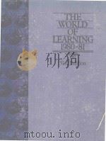 THE WORLD OF LEARNING 1980-81 31ST EDITION VOLUME TWO（1980 PDF版）